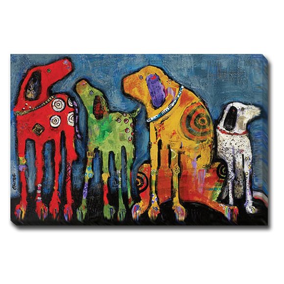 Best Friends by Jenny Foster Gallery-Wrapped Canvas Giclee Art (16 in x 24 in)